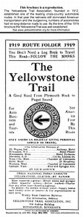 Yellowstone Trail map image