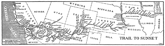 Trail to Sunset Map